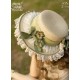 Mademoiselle Pearl Four Leaf Clover and Lime Blouse Apron Overdress JSK and Ops(Reservation/2 Colours/Full Payment Without Shipping)
